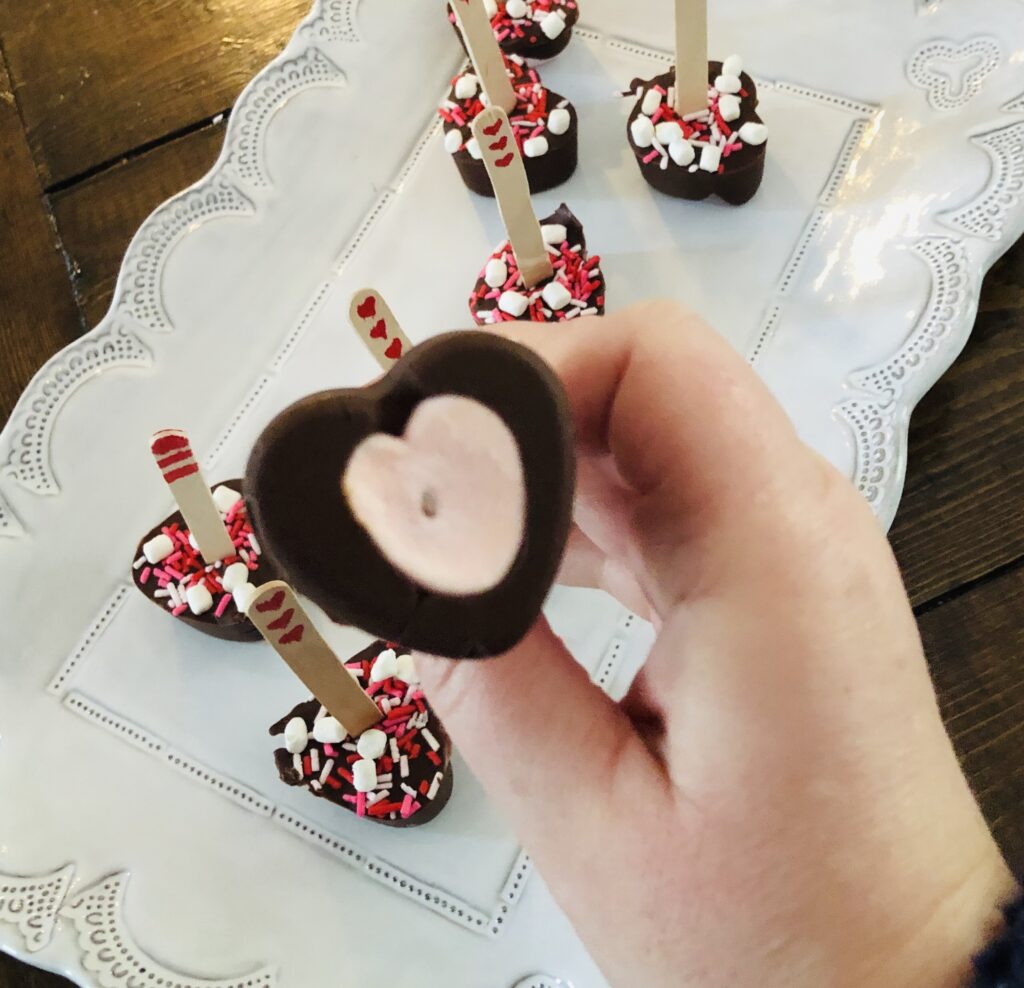 Heart Hot Chocolate Stirrers