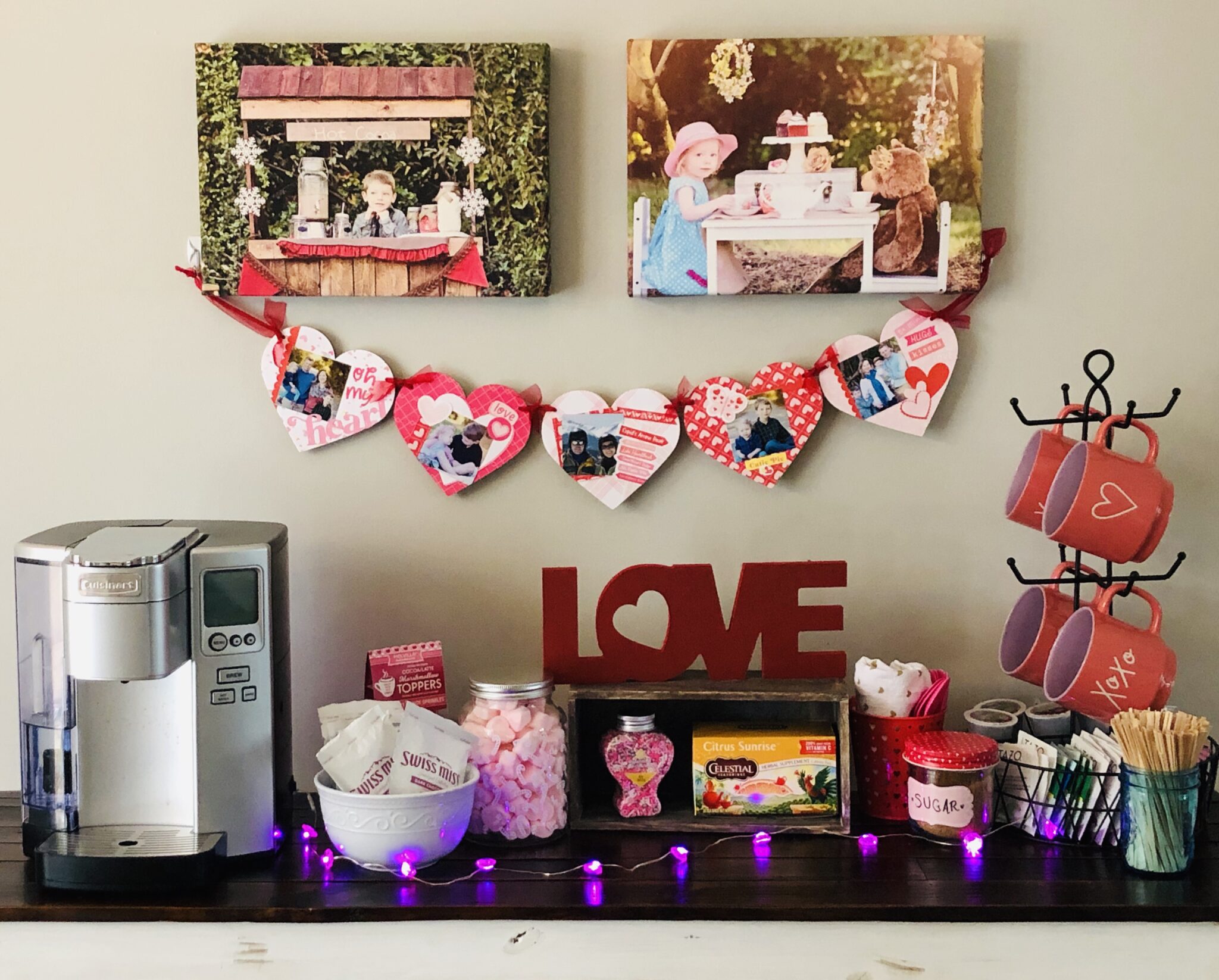 Valentine Coffee and Hot Cocoa Bar Glitter On A Dime