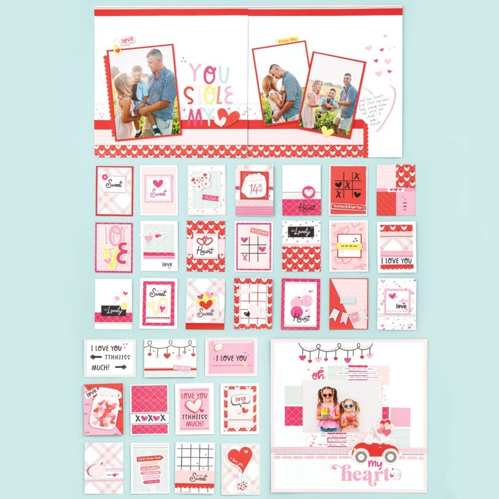 Valentine Scrapbooking Paper