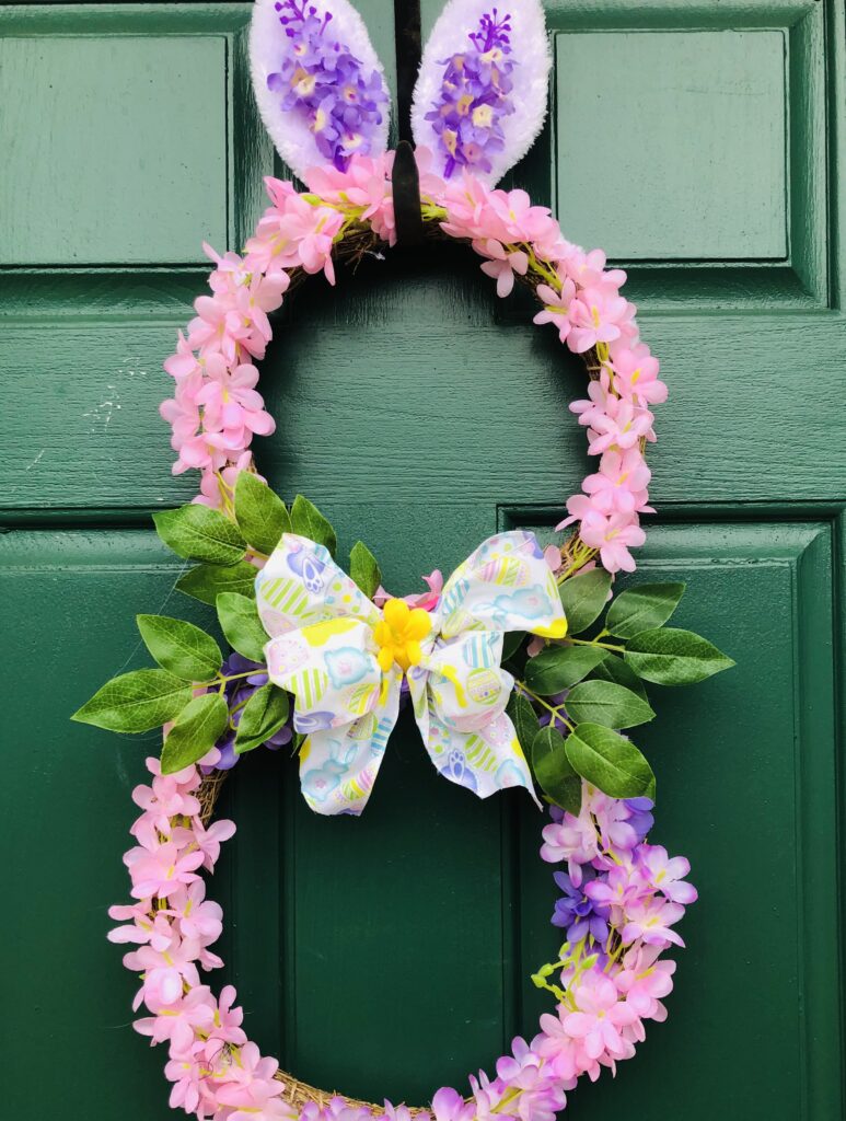 DIY Easter Bunny Wreath