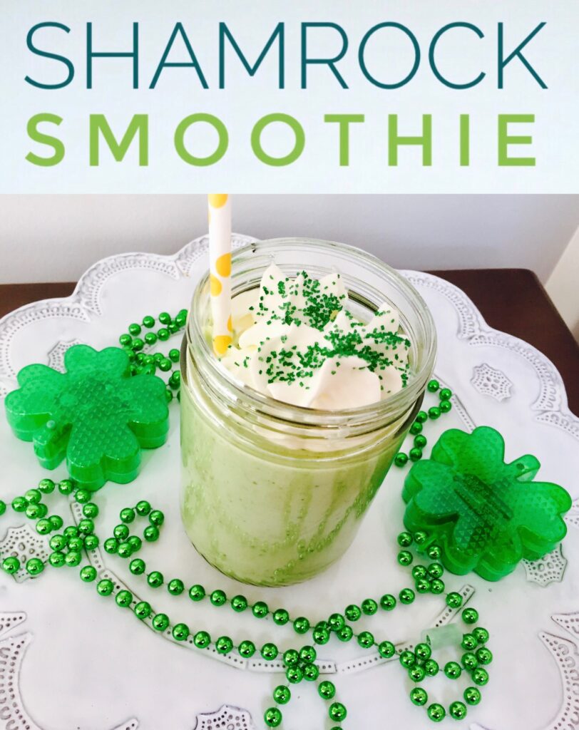 Healthy Shamrock Shake Smoothie Recipe