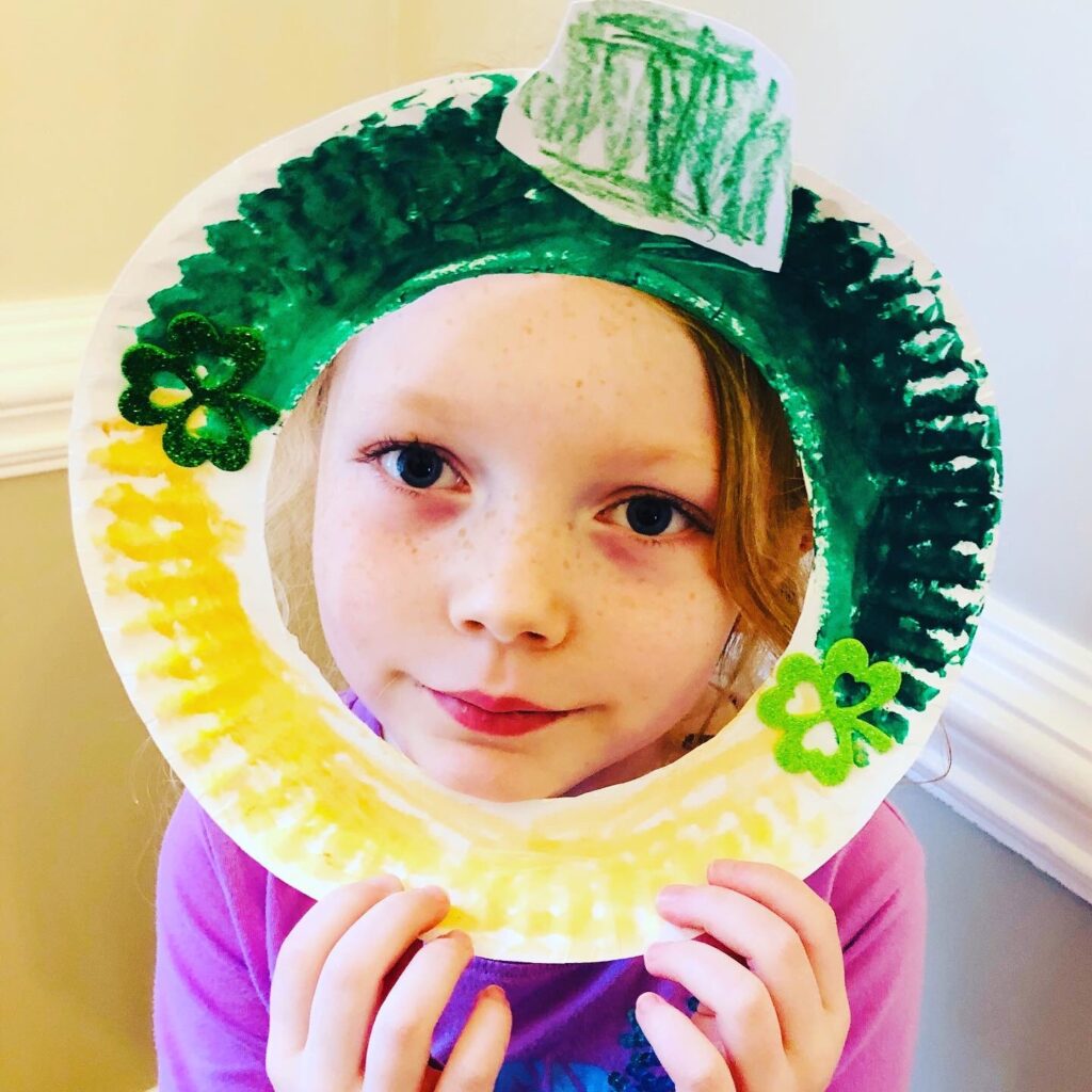 St. Patrick's Day Paper plate craft