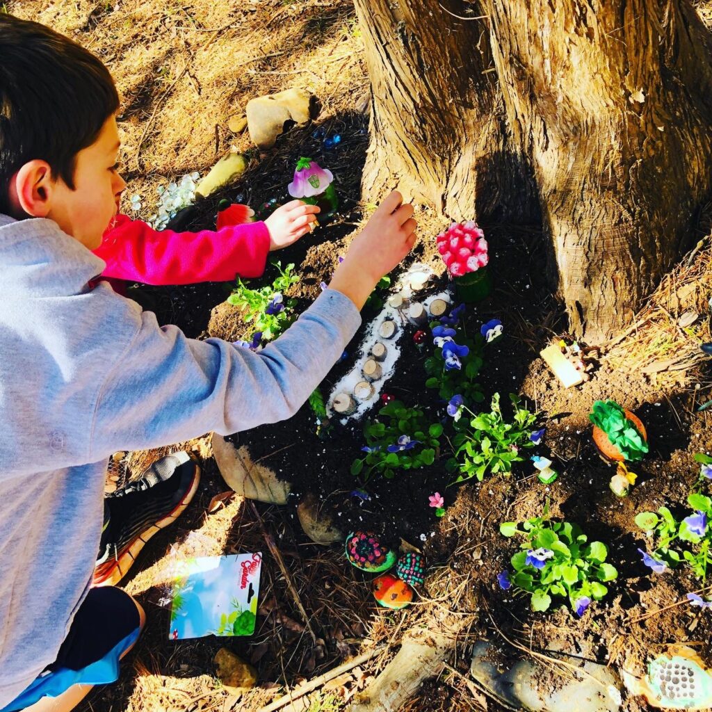 Creating a Spring Fairy Garden with Kids