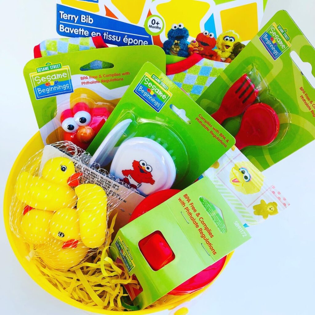 Dollar Tree Easter Baby Gift Basket