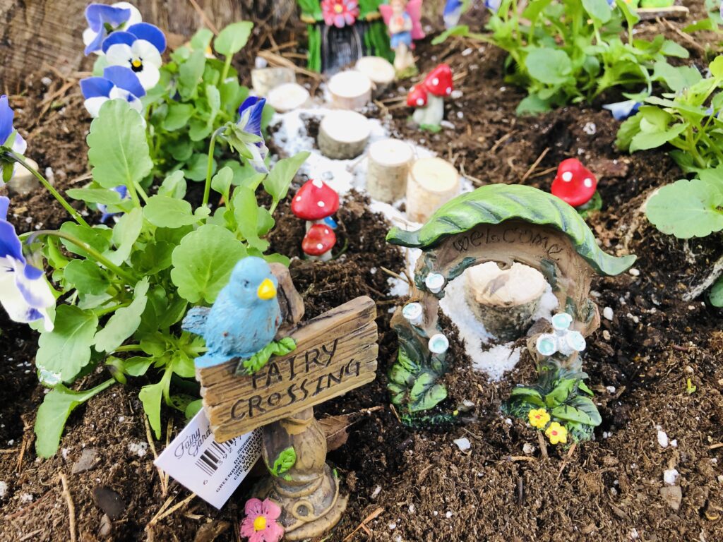 Spring Fairy Garden with Kids