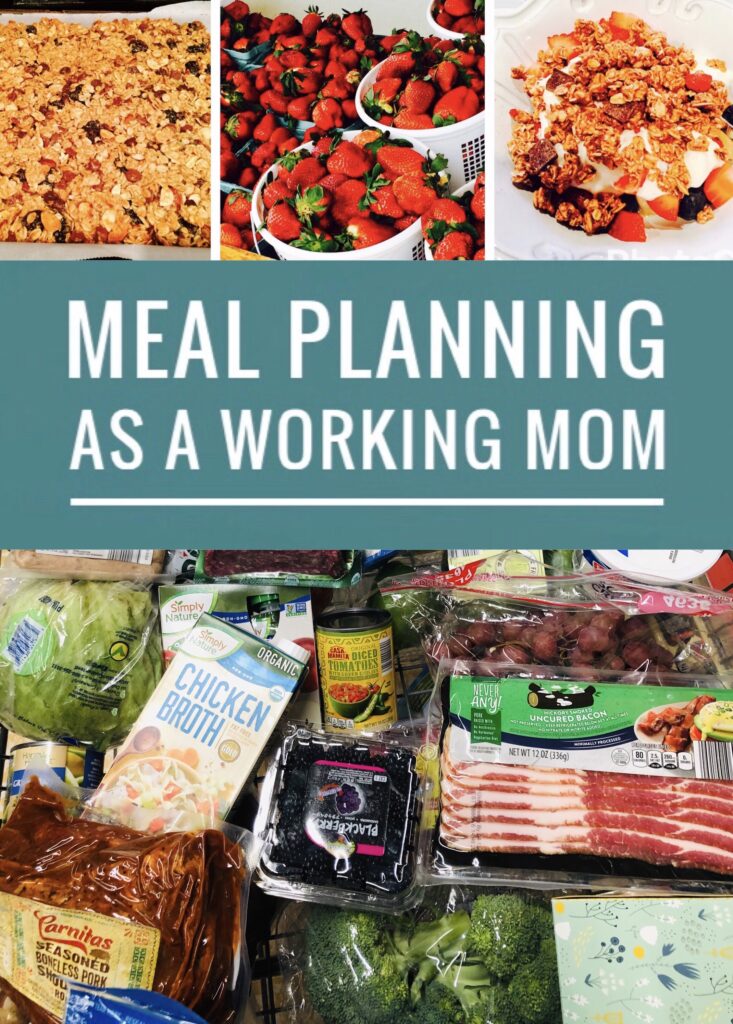 Meal Planning as a Working Mom