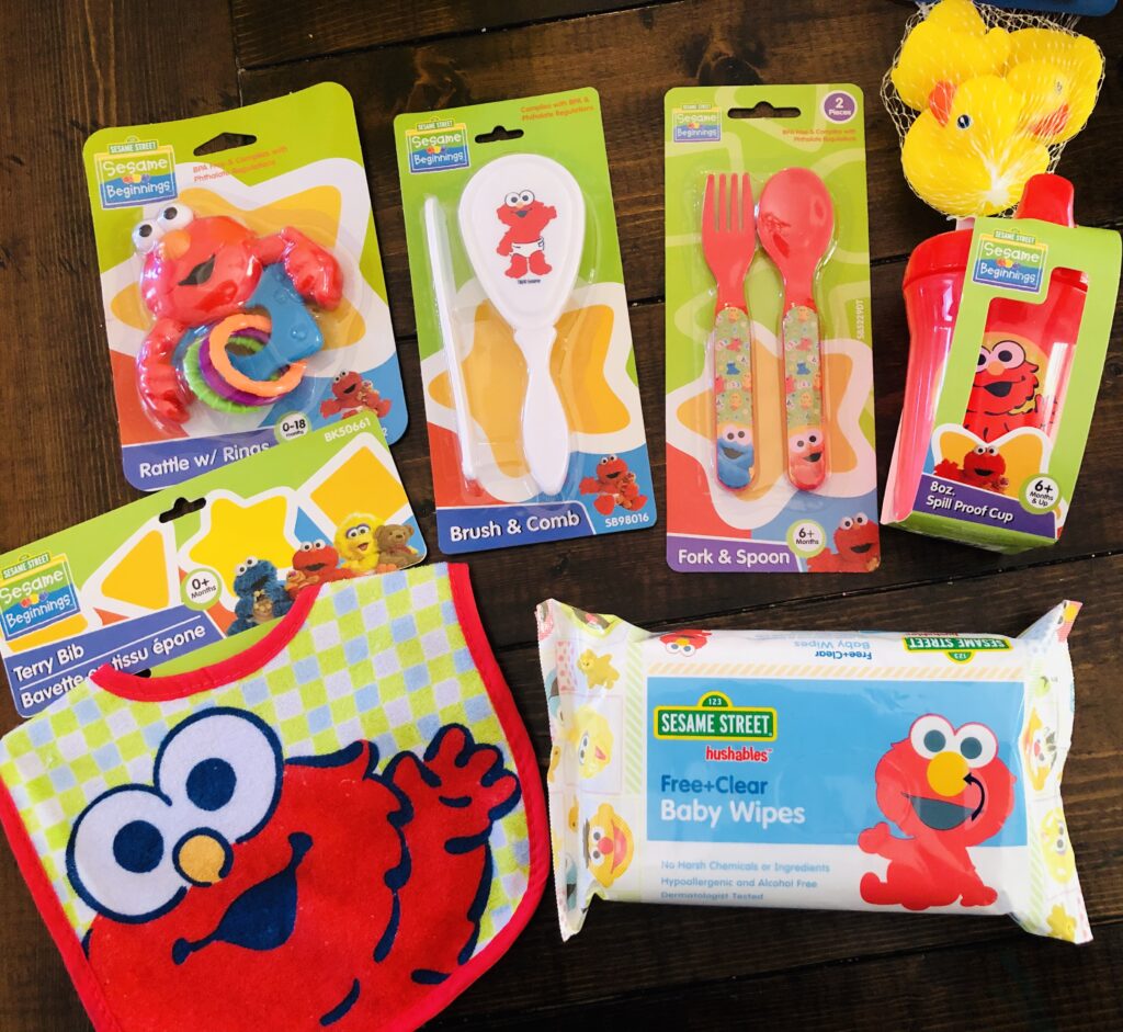 Elmo themed Baby Supplies at Dollar Tree