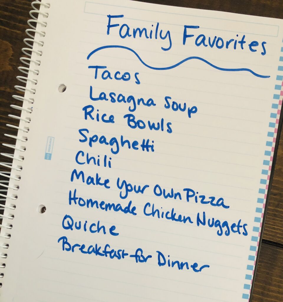 Tips for Meal Planning with Kids