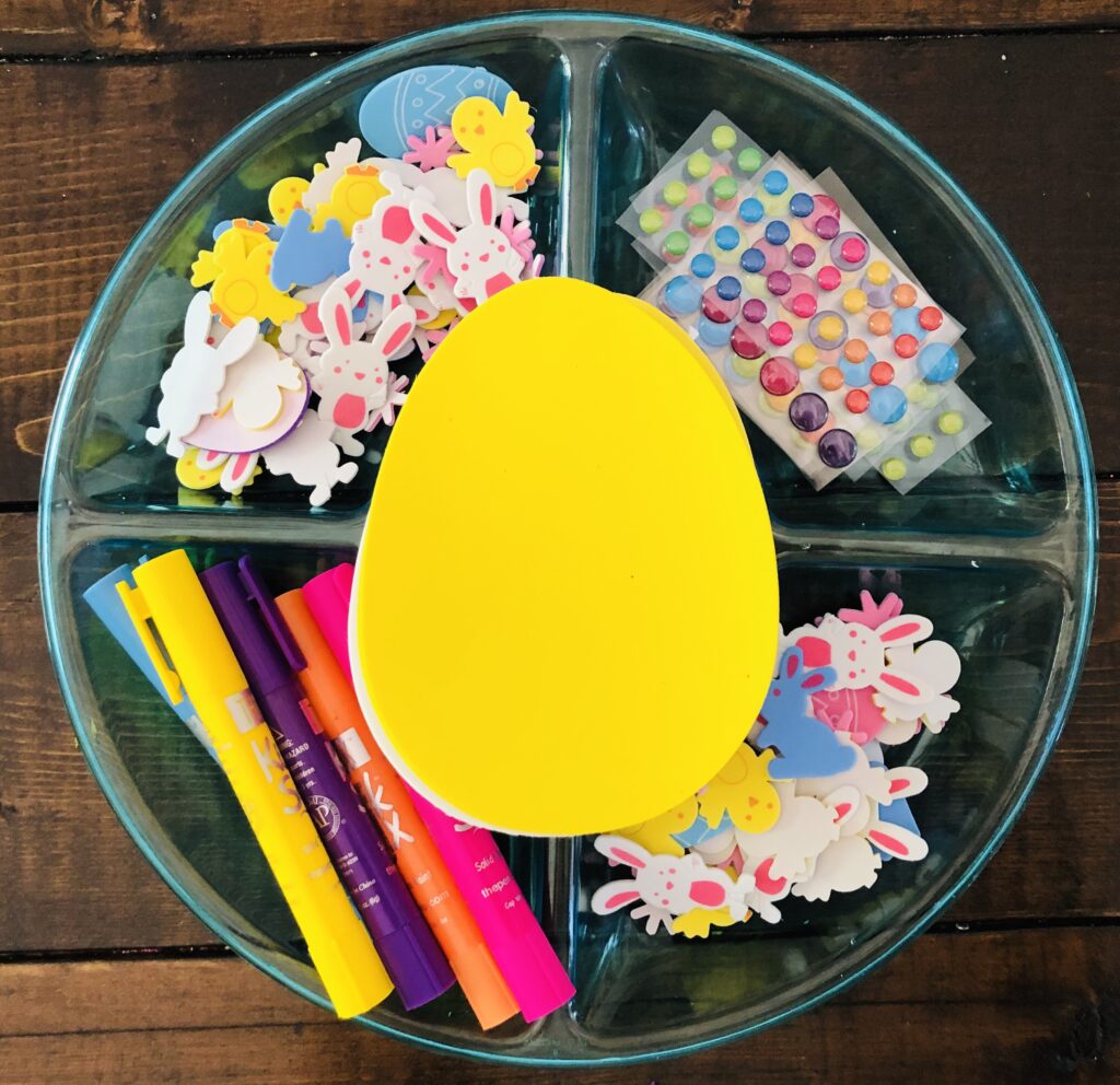 Easter Egg Crafting Tray