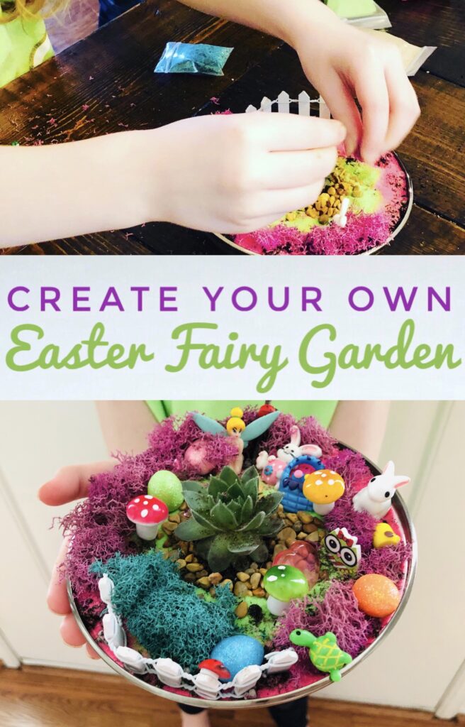 Create your own Easter Fairy Garden Kit for Kids