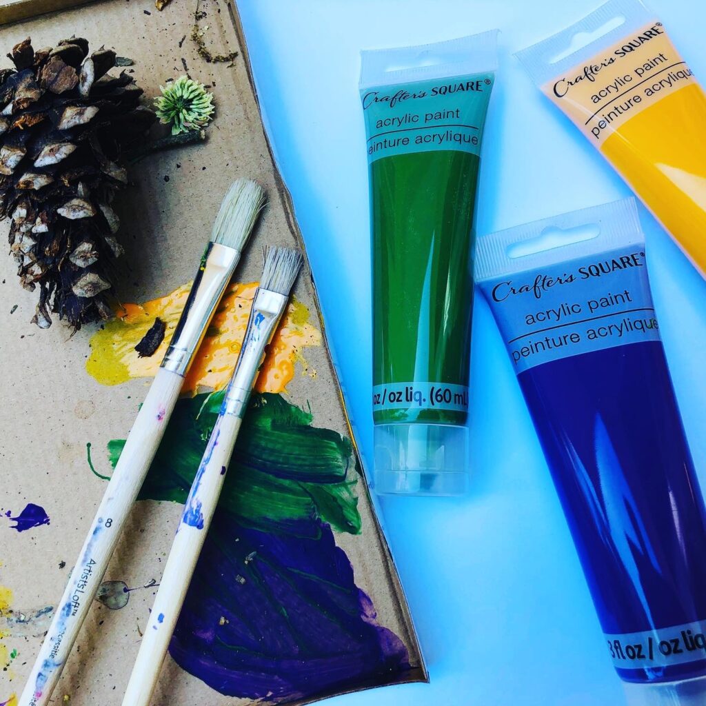 Supplies for Painting with Nature