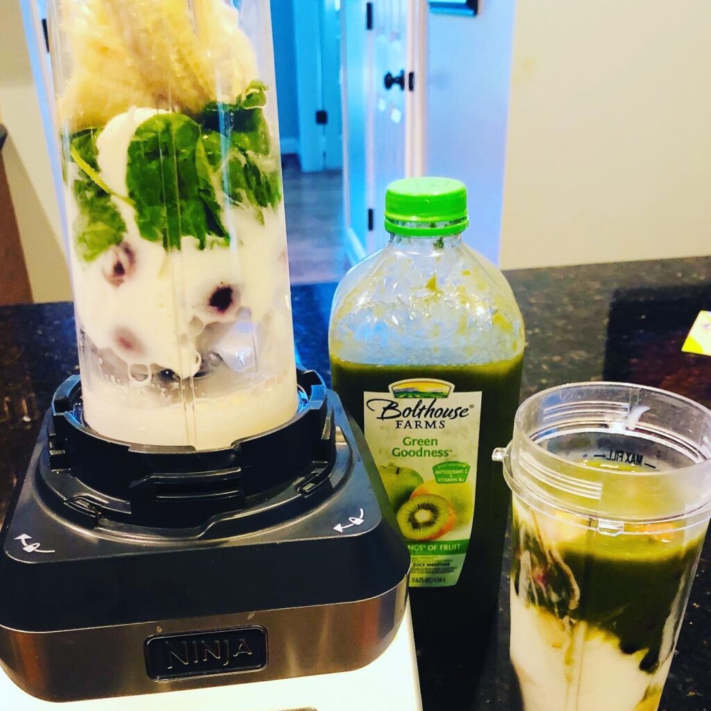 Easy Smoothie Prep using Ninja Blender Cups - Glitter On A Dime