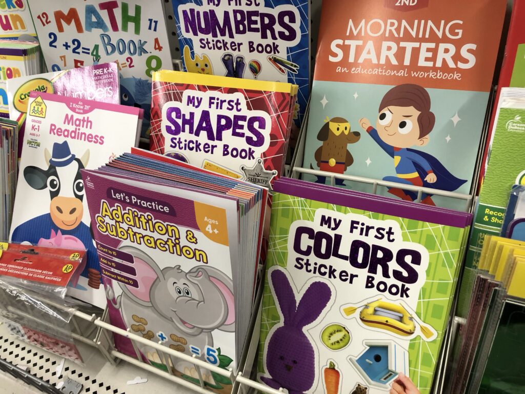 Preschool Learning Activity Books