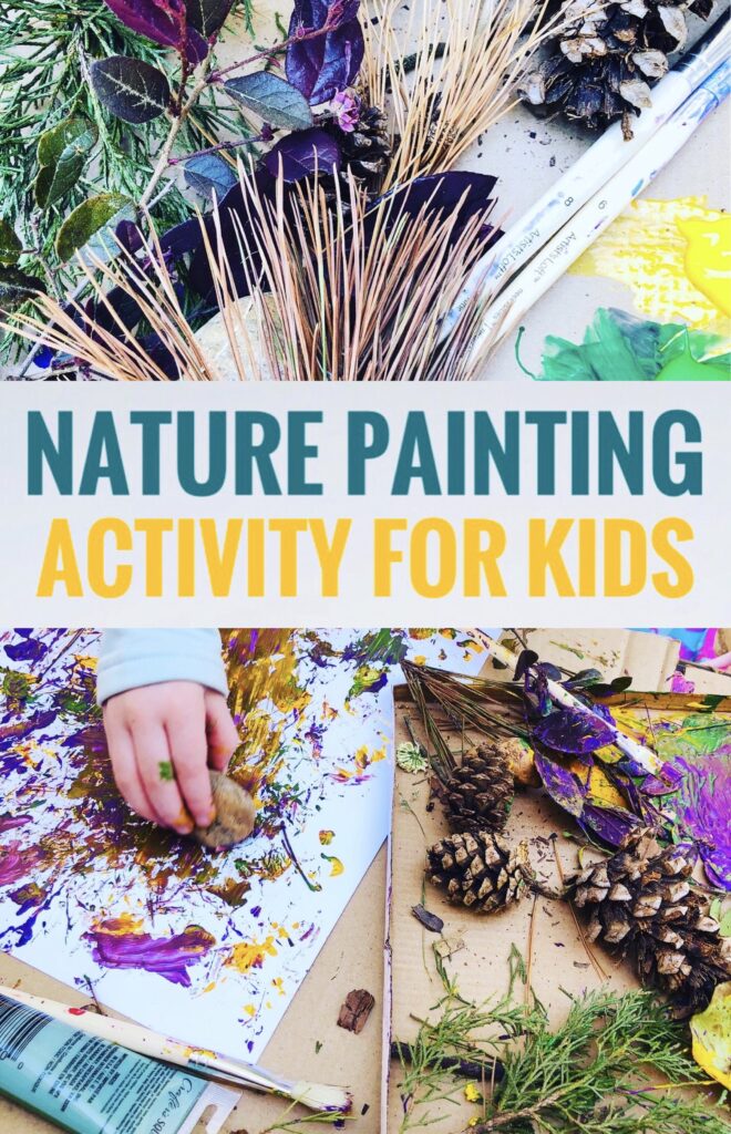 Nature Painting Activity for Kids