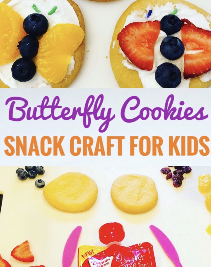 Butterfly Cookies Snack Craft for Kids