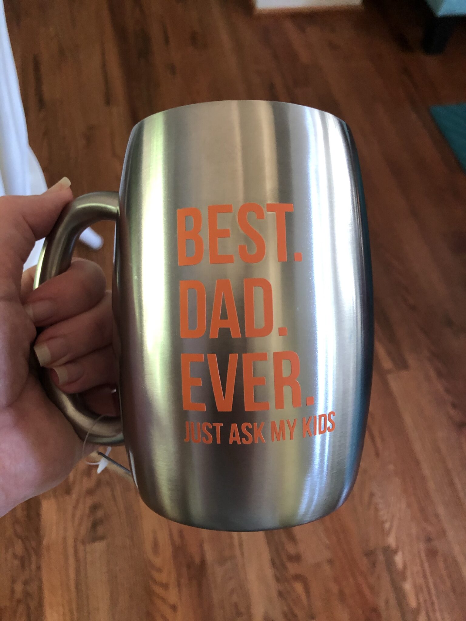 DIY Beer Mug Gift for Dad Glitter On A Dime