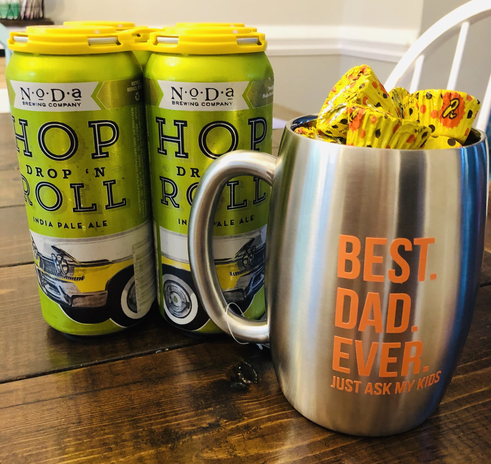 DIY Beer Mug Gift for Dad Glitter On A Dime