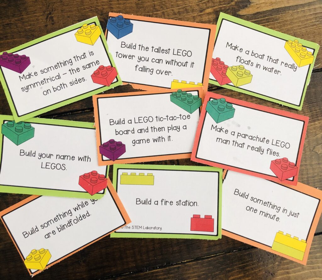 Free Printable LEGO Challenge Cards