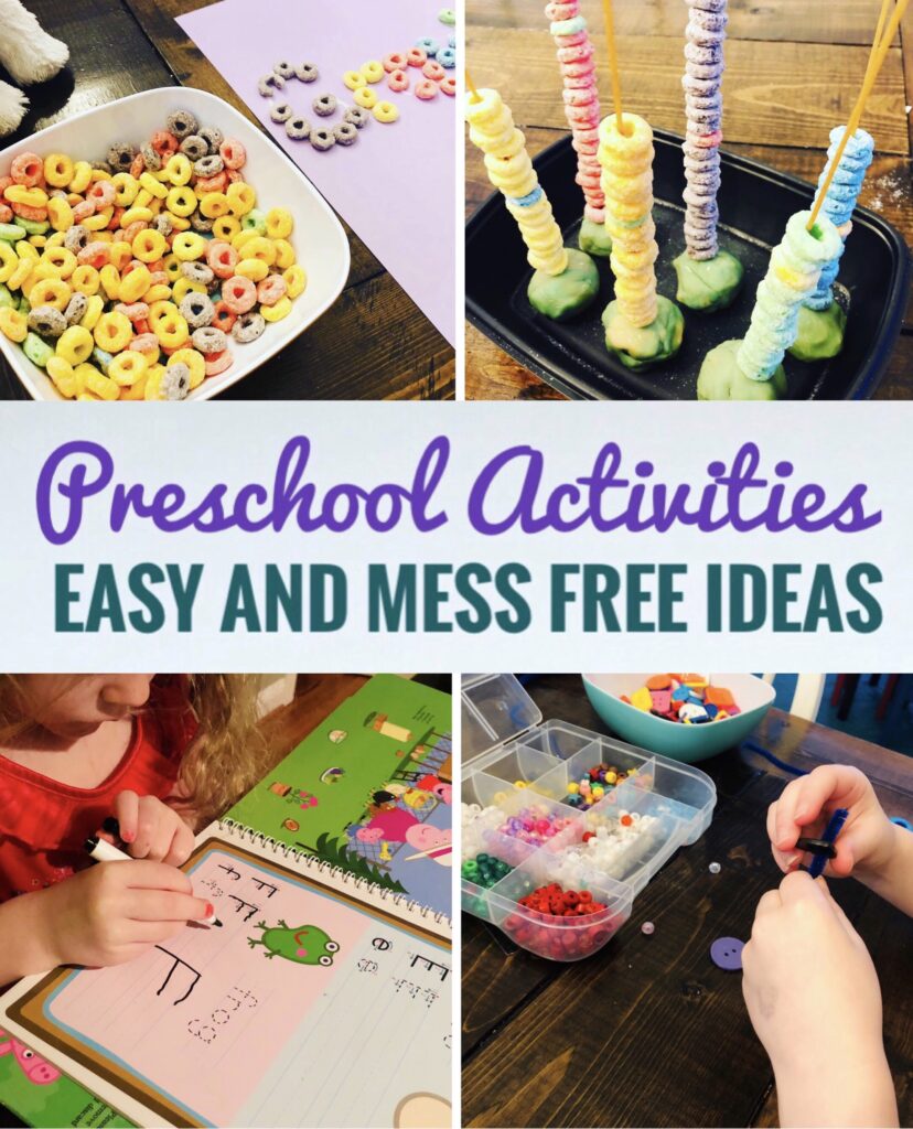 Preschool Activities to do at home