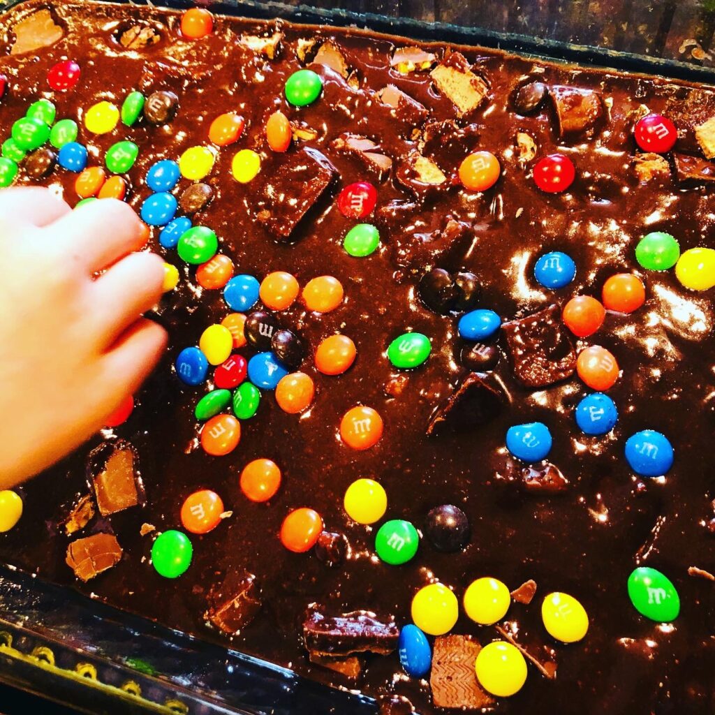 Candy Bar Brownies