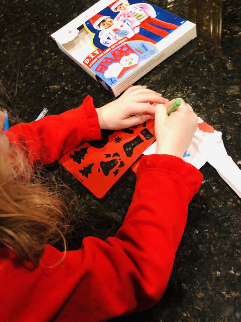 DIY Elf on the Shelf Shirt Activity