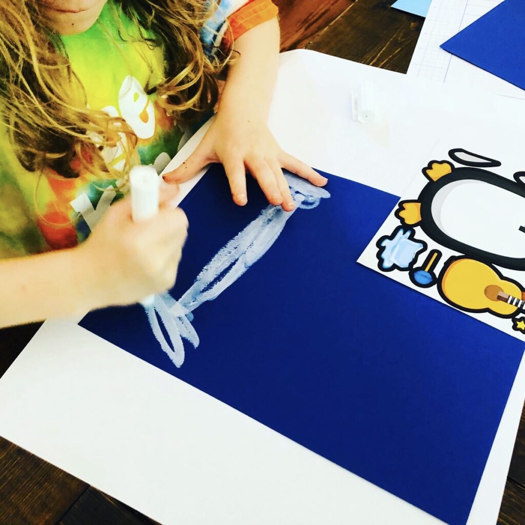 Easy Penguin Art Activity for Kids