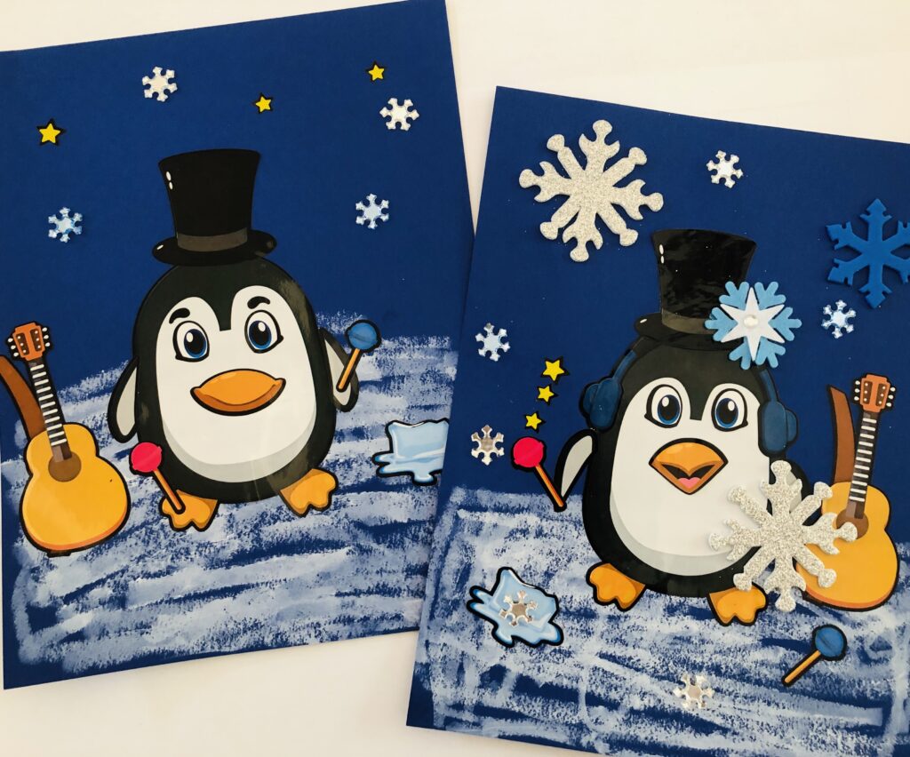 Easy Penguin Artwork for Kids