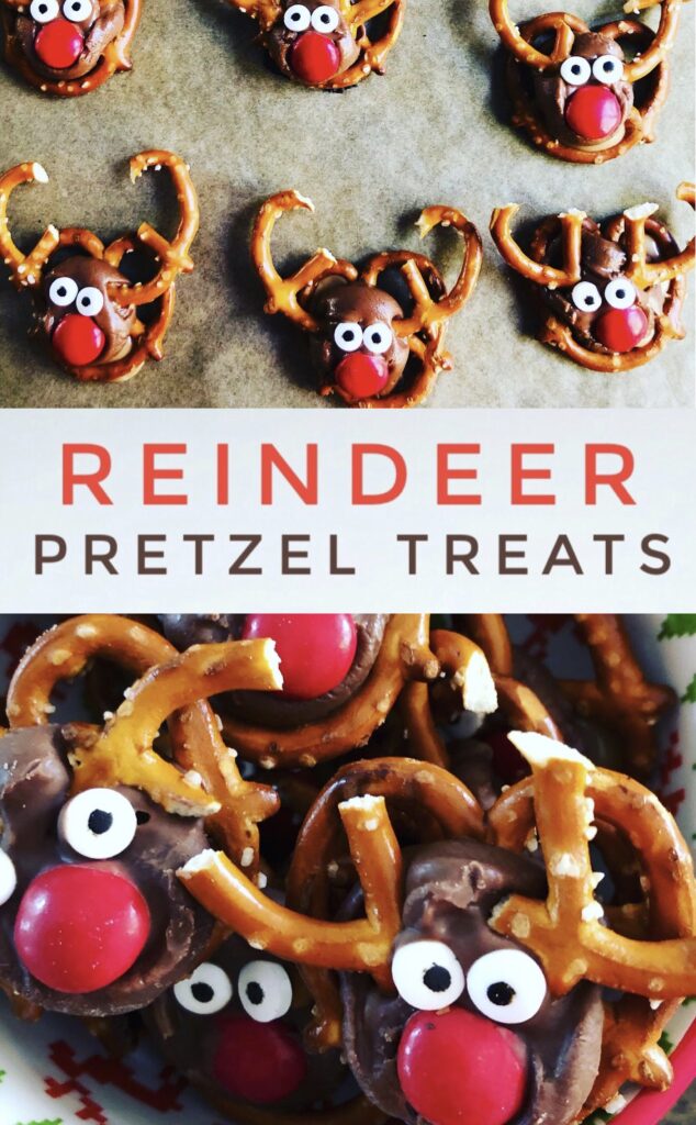 Reindeer Pretzel Holiday Treats