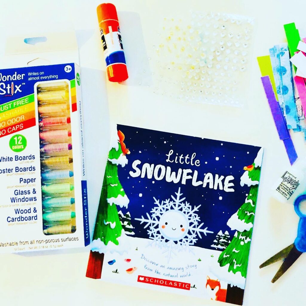 Easy Snowflake Literacy Craft