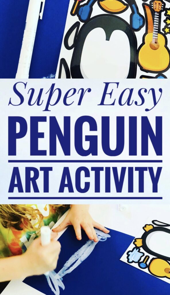 Easy Penguin Art Activity for Kids