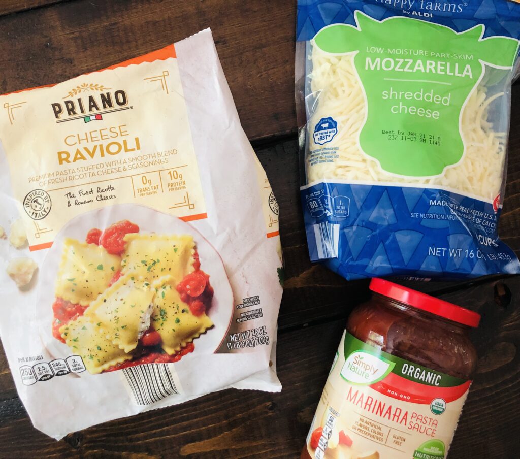 Crockpot ravioli