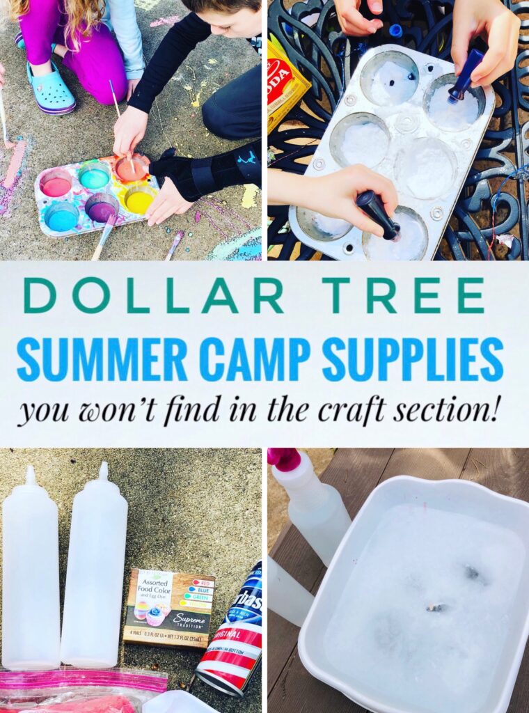 Dollar Tree Summer Camp Supplies Not in the Craft Section
