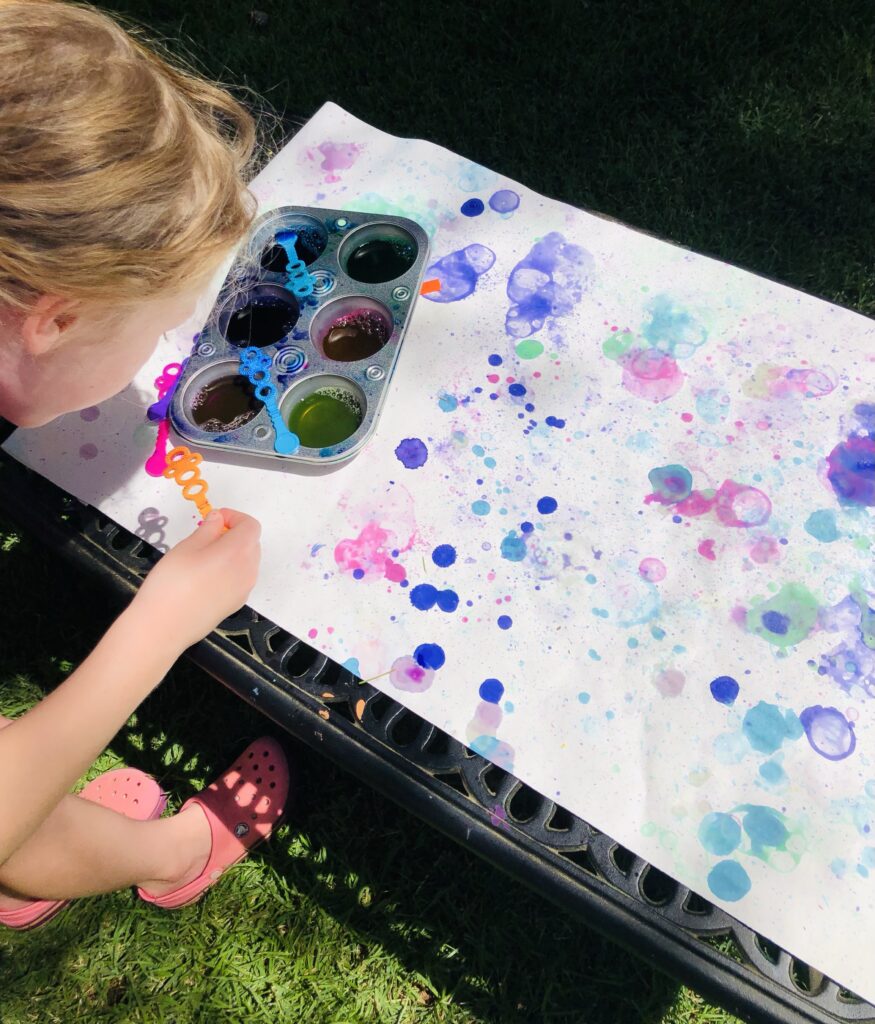 Bubble Painting Art