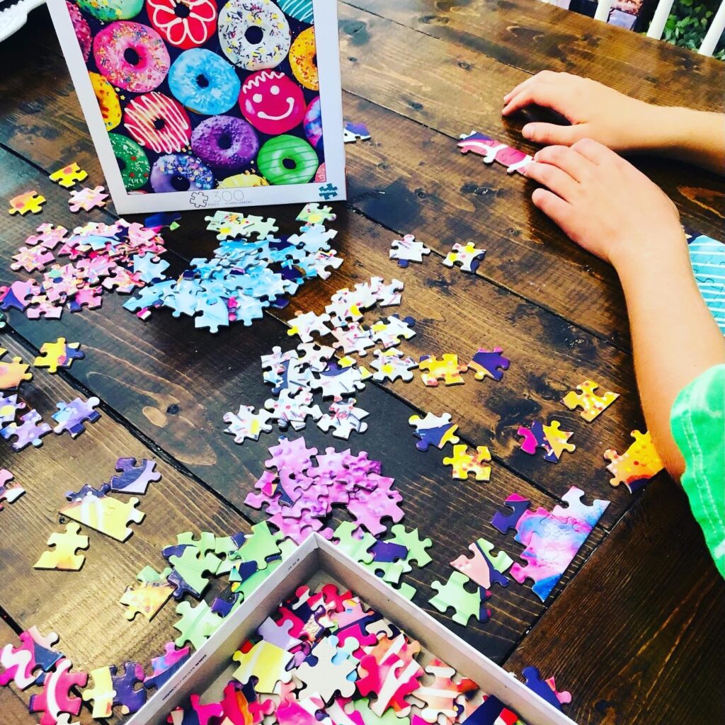 Donut Themed Puzzle for Kids