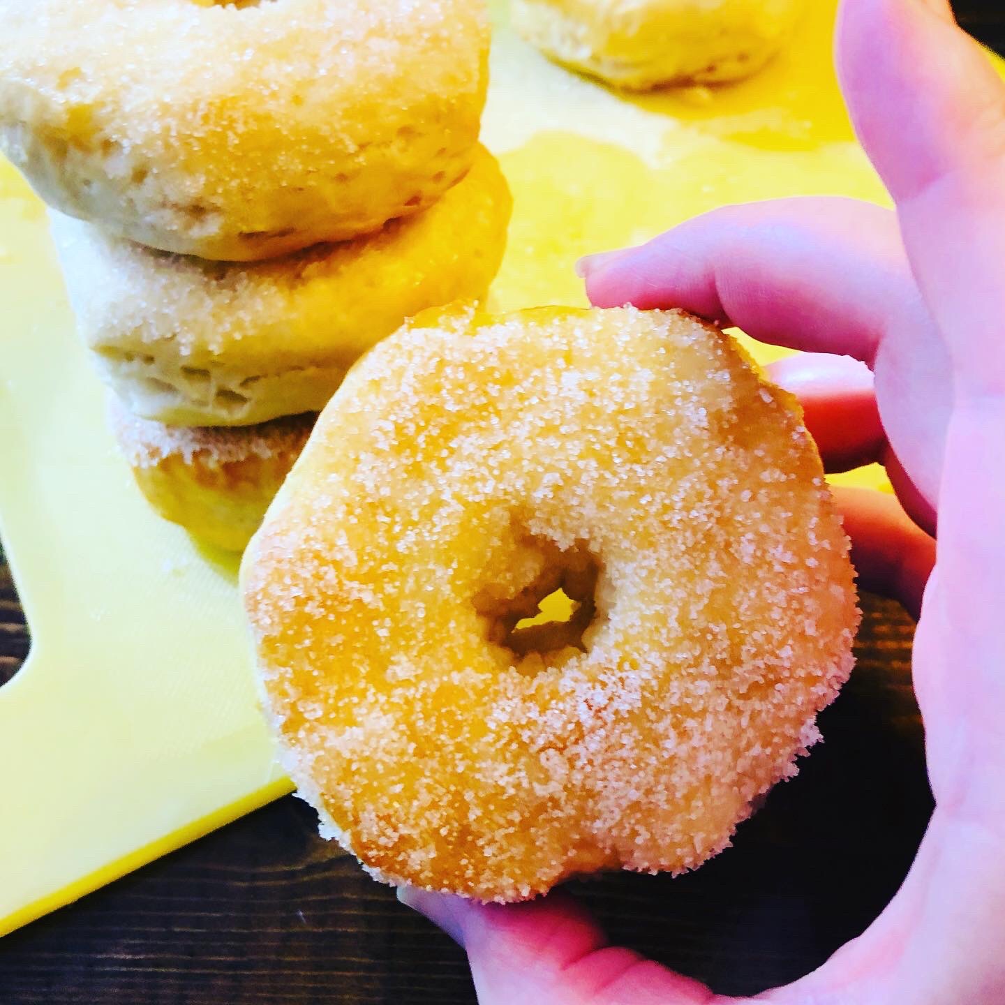 How to Make Air Fryer Donuts Using Biscuit Dough Glitter On A Dime