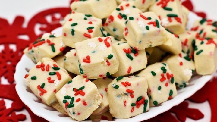 Christmas Shortbread Bites