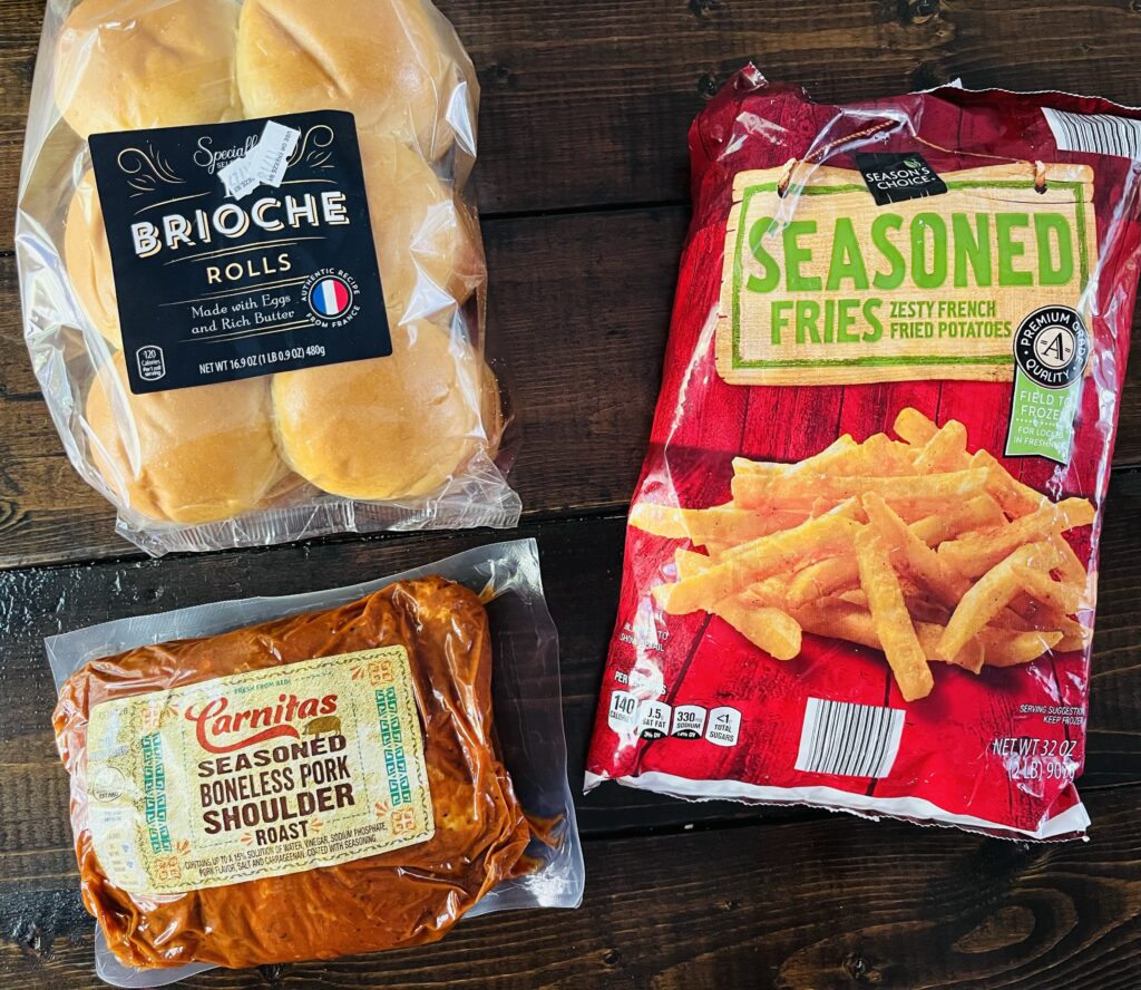 ALDI Carnitas Pork Shoulder Roast Sliders Dinner