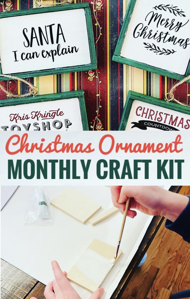 Christmas Ornament Monthly Craft Kit Subscription