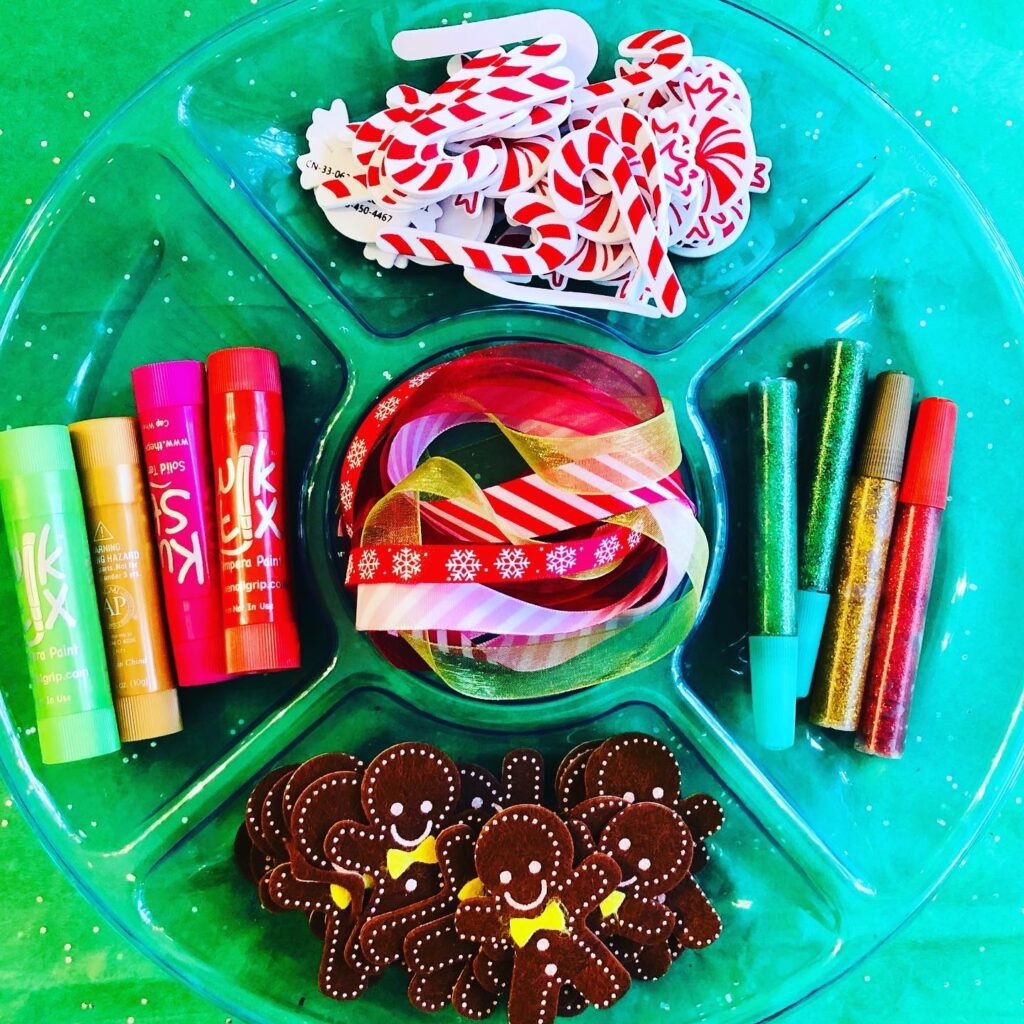 Gingerbread Paper Plate Craft Supplies