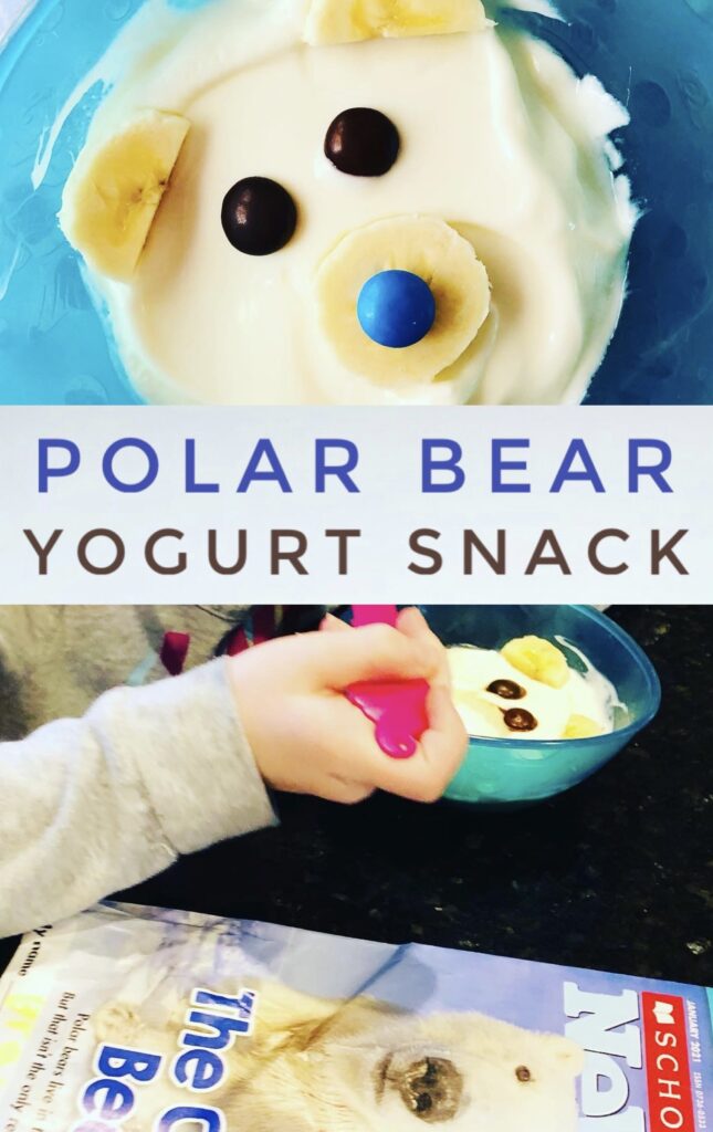 Polar Bear Yogurt Snack 