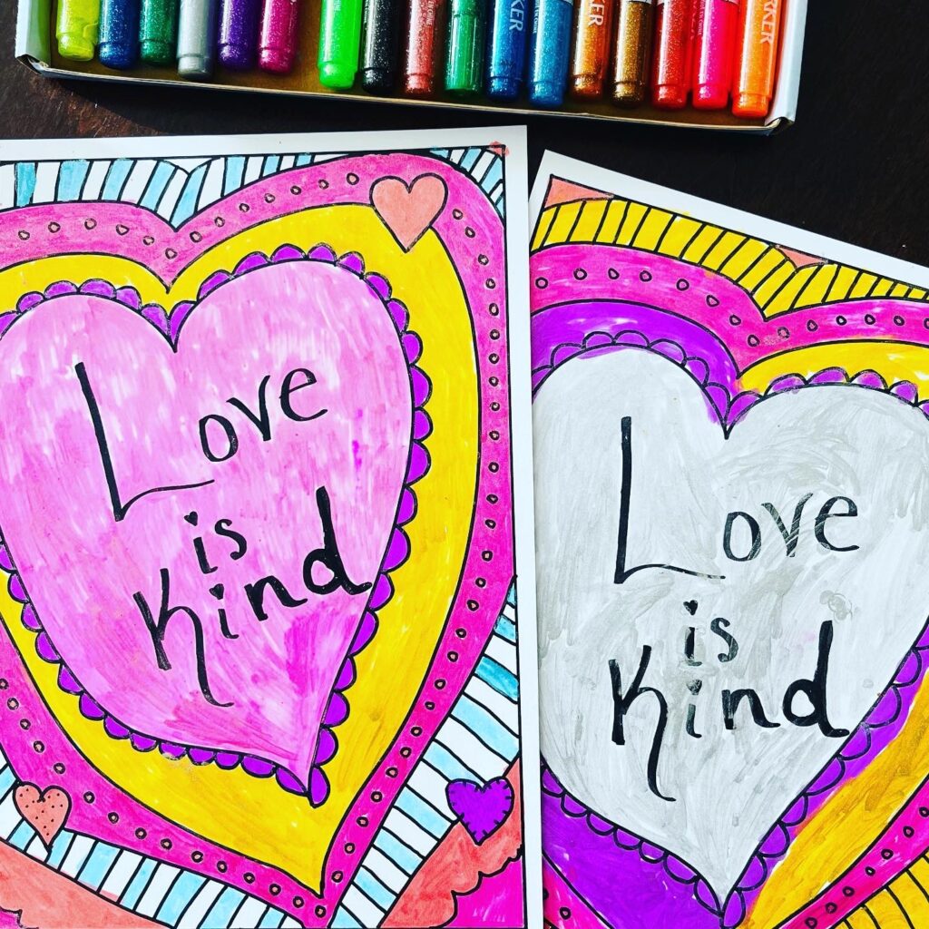 Love Is Kind Free Printable Coloring Pages