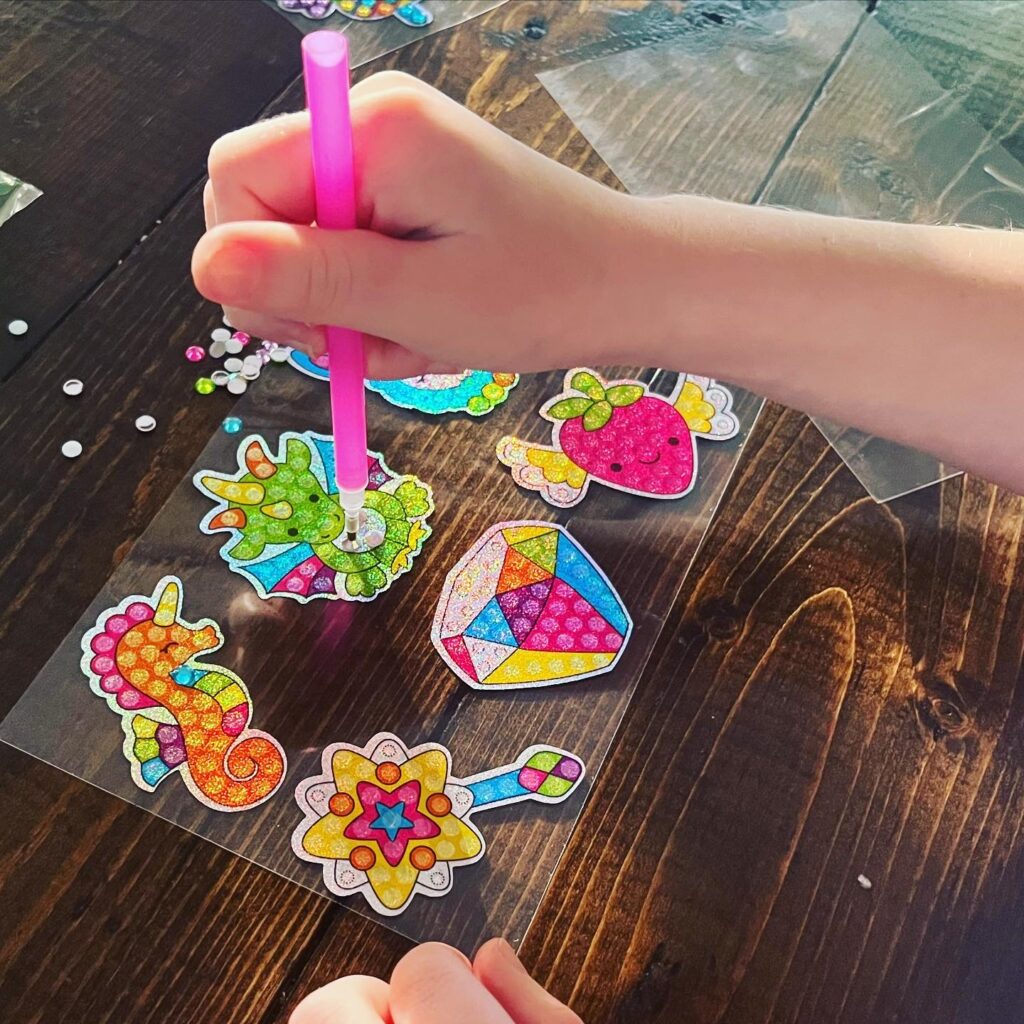 Creating Sparkly Stickers