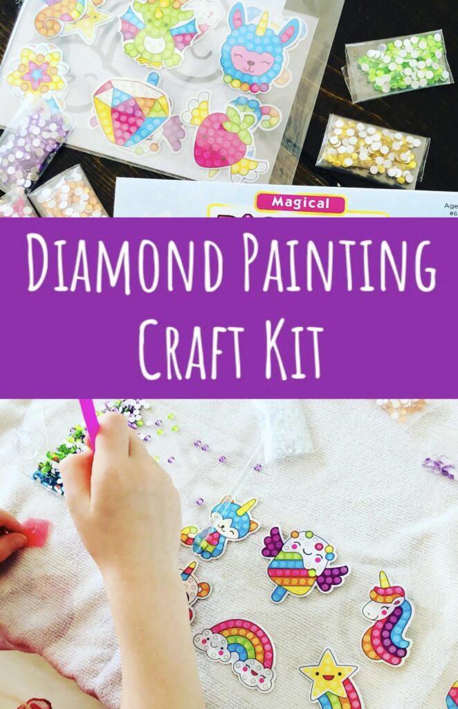 Big Gem Diamond Painting Kit Magical Stickers Paint Number Diamond Art for  Kids