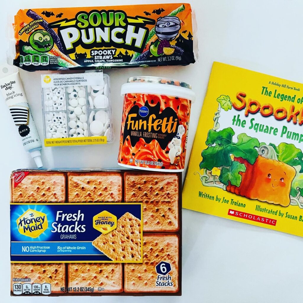 Pumpkin Graham Cracker Snack Craft Supplies