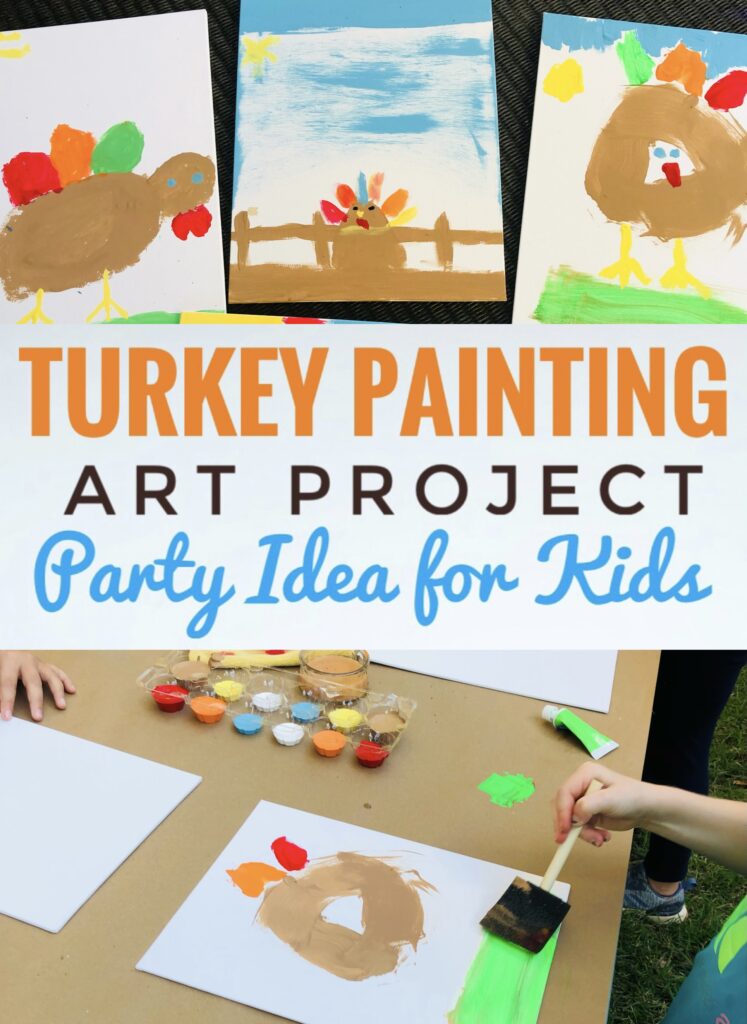 Turkey Painting Art Project Party Idea