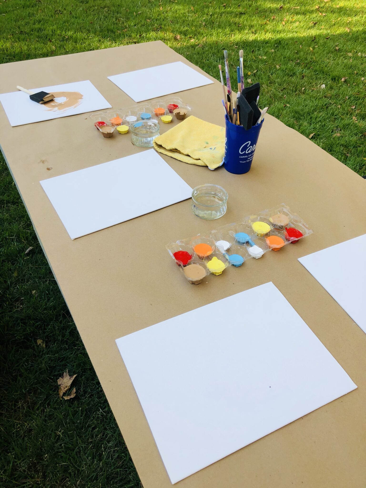 Turkey Painting Party Idea for Kids Glitter On A Dime