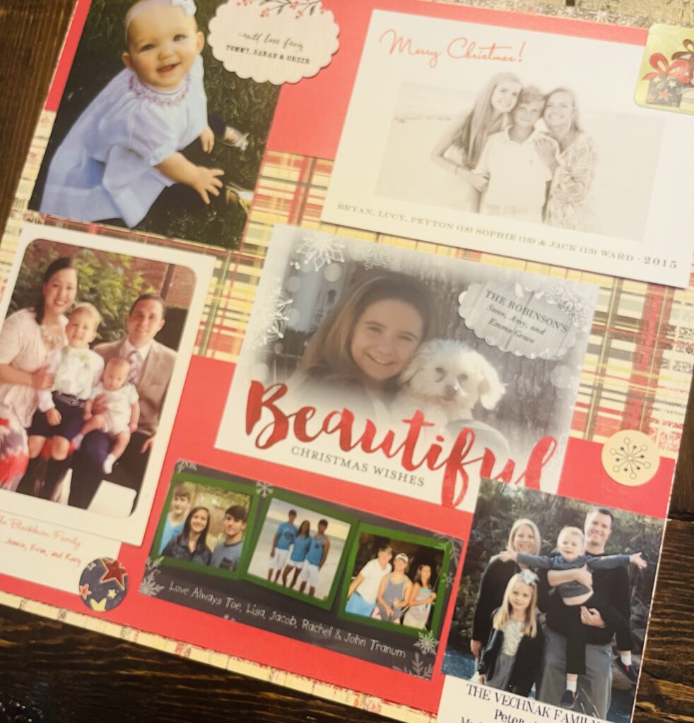 Simple and Elegant Holiday and Scrapbook Page Ideas with the