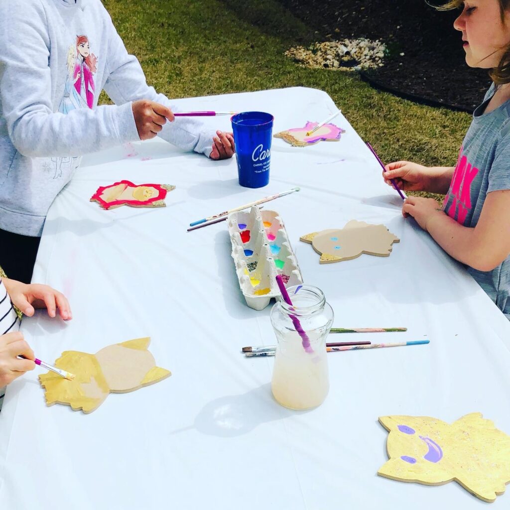 Dollar Tree Owl Painting Activity