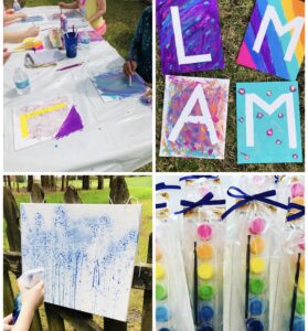 Backyard Art Party Ideas