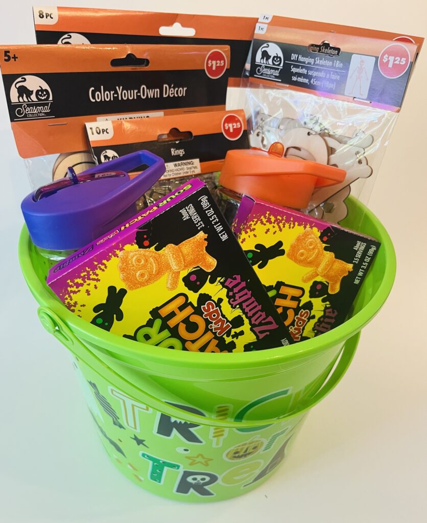 Dollar Tree Boo Basket for kids